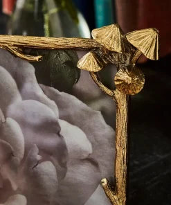 Mystical Mushroom Gold Photo Frame