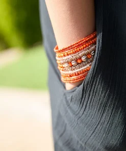Paradise Beaded Cuff