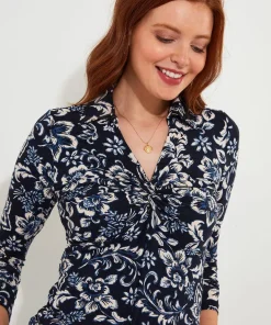 Patsy Jersey Twist Front Top