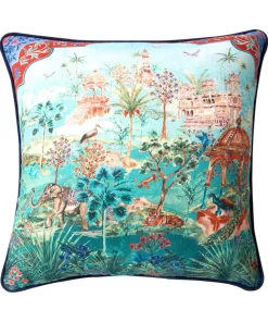 Peaceful Pergola Scene Reversible Cushion