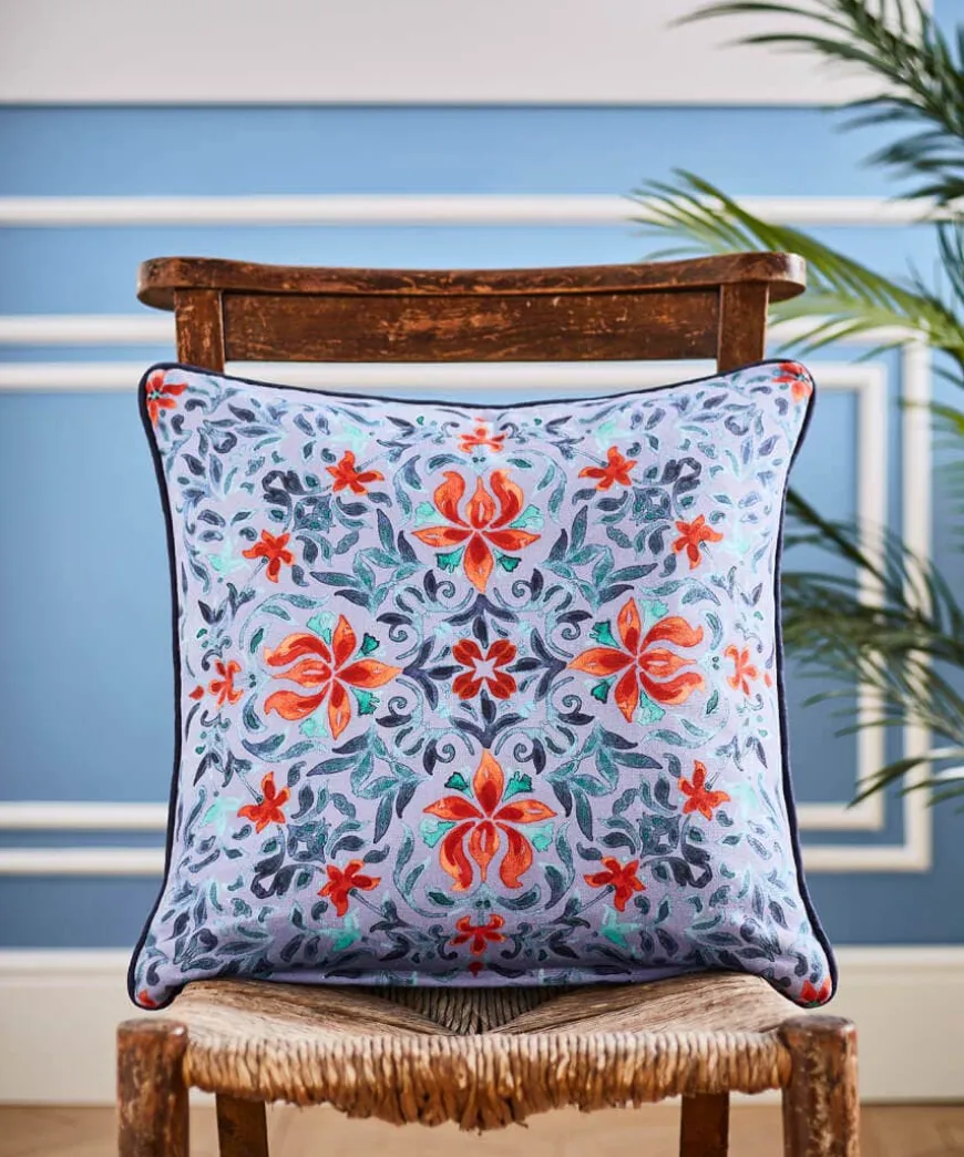 Peaceful Pergola Scene Reversible Cushion