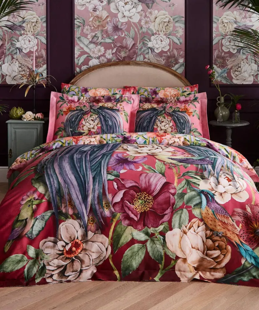 Peacock Plumage Reversible Duvet Set