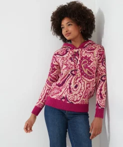 Perfectly Paisley Hooded Jumper