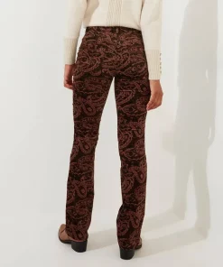 Perfectly Paisley Printed Moleskin Trousers