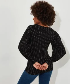 Perfectly Polka Dot Jersey Top