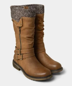 Peyton Knitted Slouch Boots