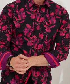 Pink Autumn Leaves Shirt