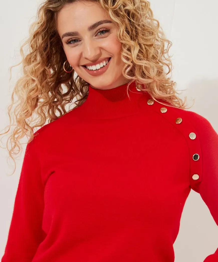 Poppy High Neck Jumper