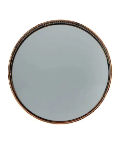 Portobello Round Brass Mirror Tray