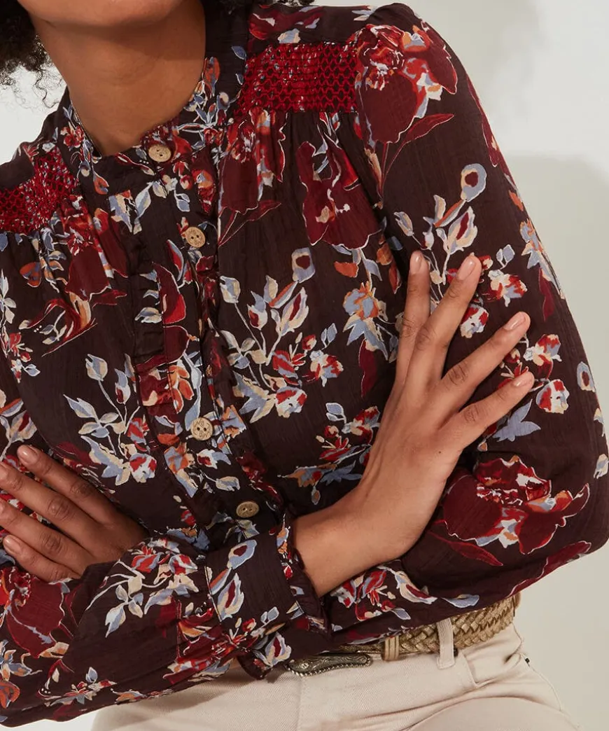 Prettiest Floral Blouse And Cami