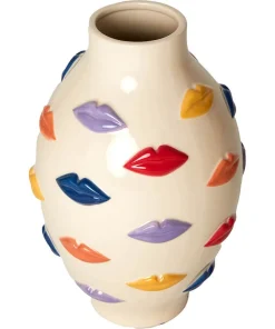 Pucker Up Pop Art Style Vase