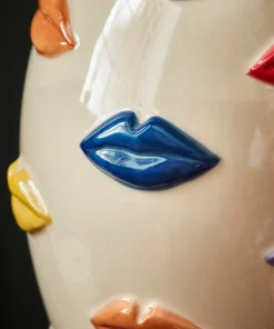Pucker Up Pop Art Style Vase