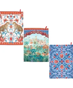 Road To Jaipur Pack Of 3 Tea Towels