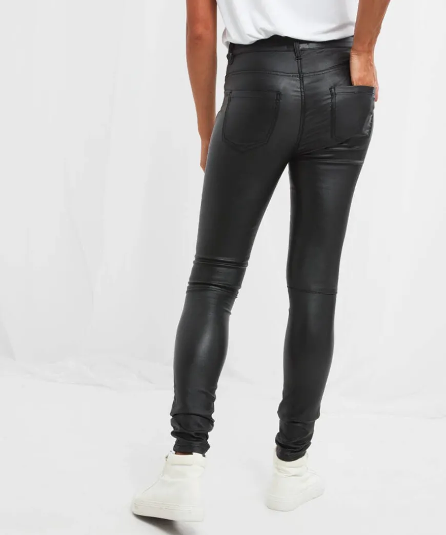 Rock Chick Leather Look Trousers