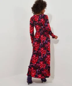 Romantic Florals Jersey Dress