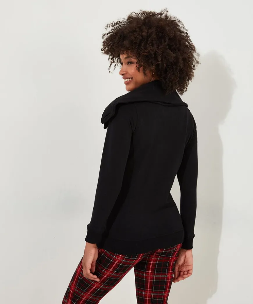 Ronnie Zip Front Jersey Top