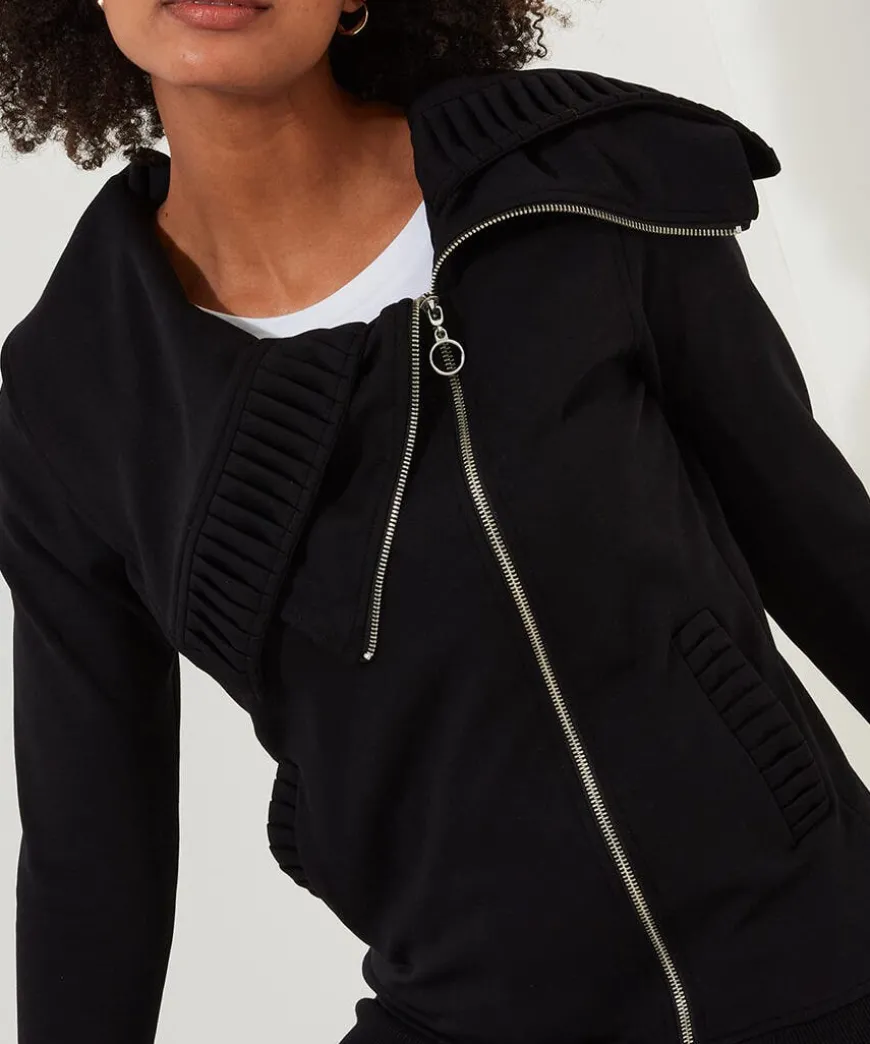 Ronnie Zip Front Jersey Top