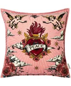 Roses And Rebels Reversible Cushion