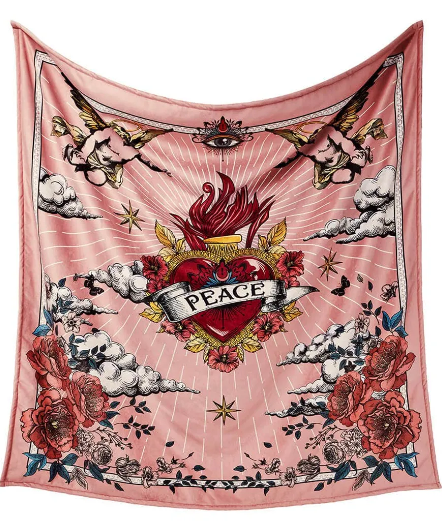 Roses And Rebels Throw