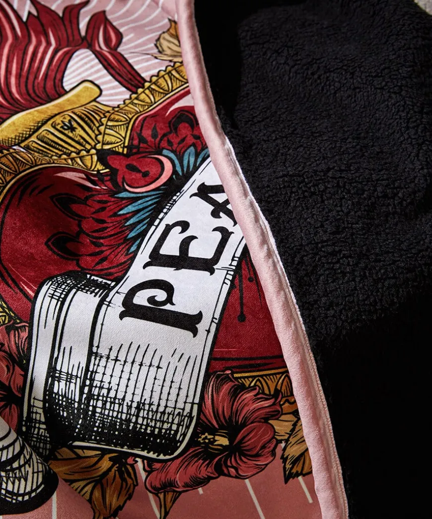 Roses And Rebels Throw