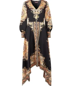 Savannah Scarf Print Dress