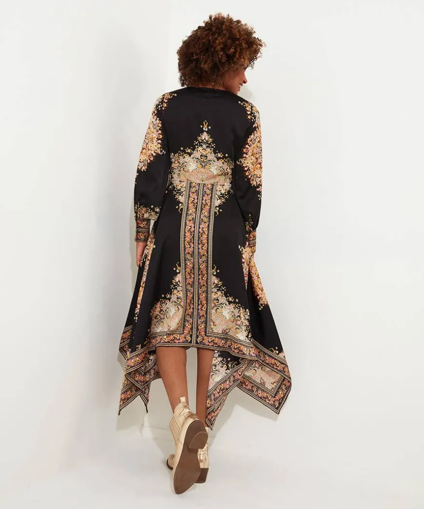 Savannah Scarf Print Dress