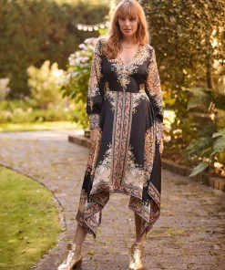 Savannah Scarf Print Dress