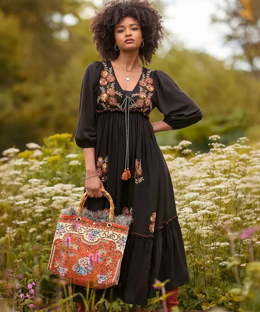 Sensational Embroidered Boho Dress