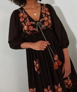Sensational Embroidered Boho Dress