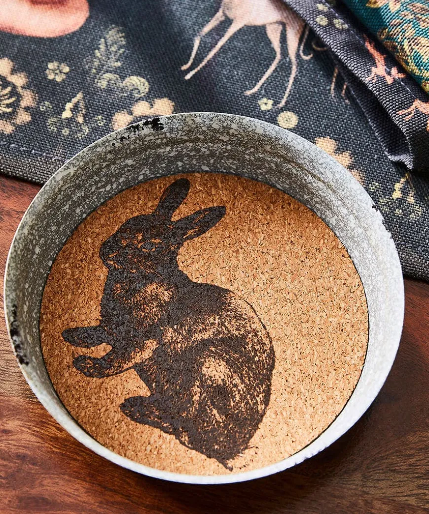 Set Of 4 Heritage Hare Coasters