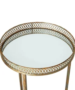 Set Of 2 Portobello Mirrored Side Tables
