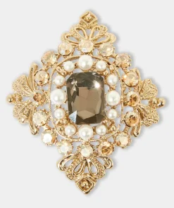 Shimmering In Vintage Brooch Set