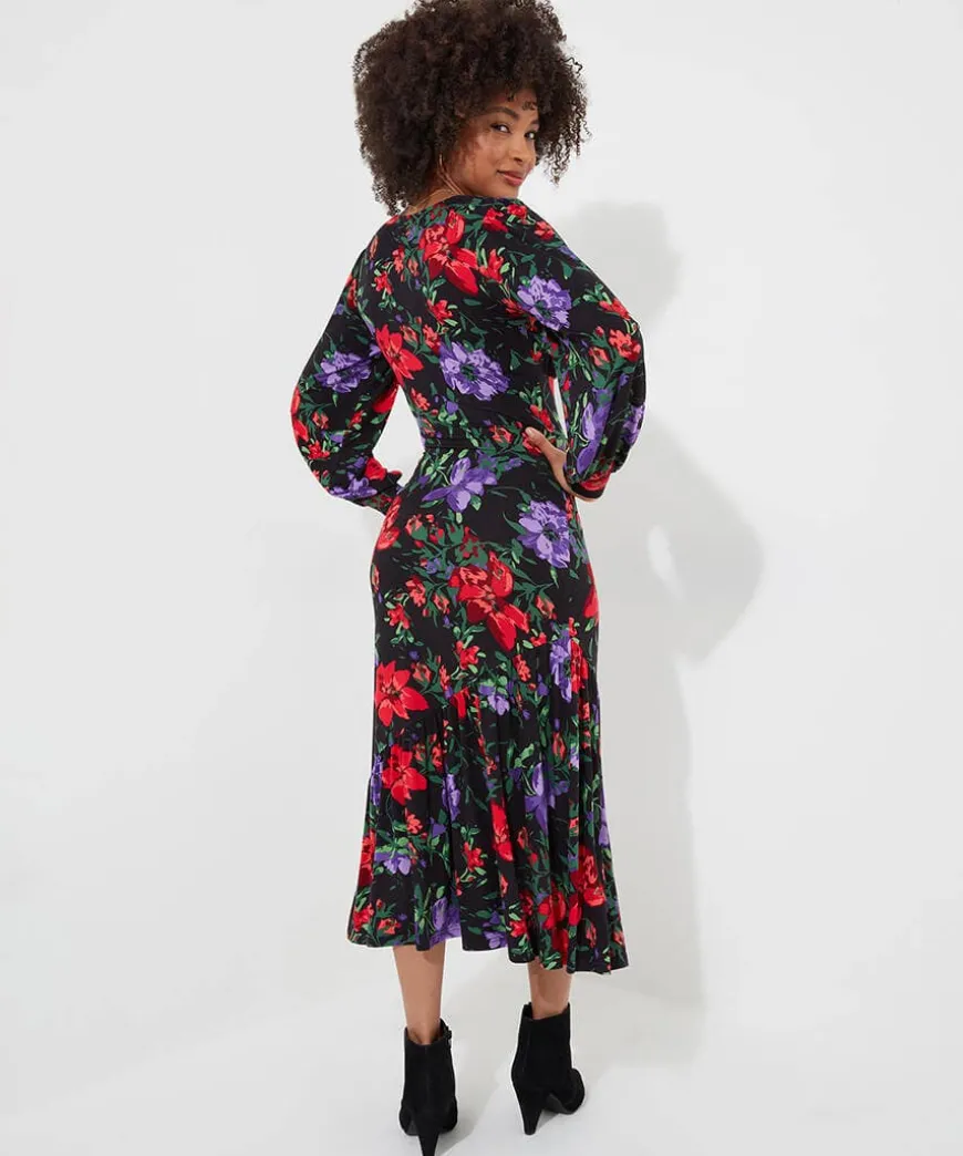 Shona Floral Jersey Dress