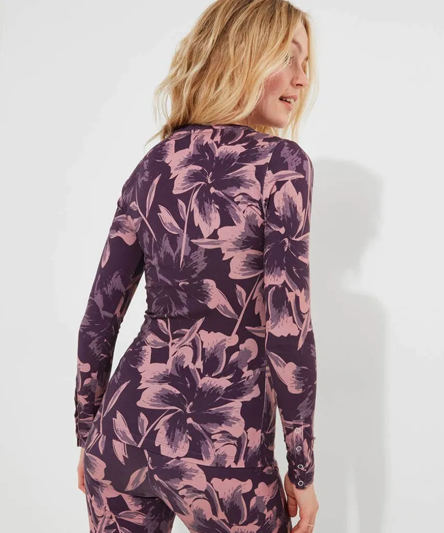 Sloe Joes Floral Henley