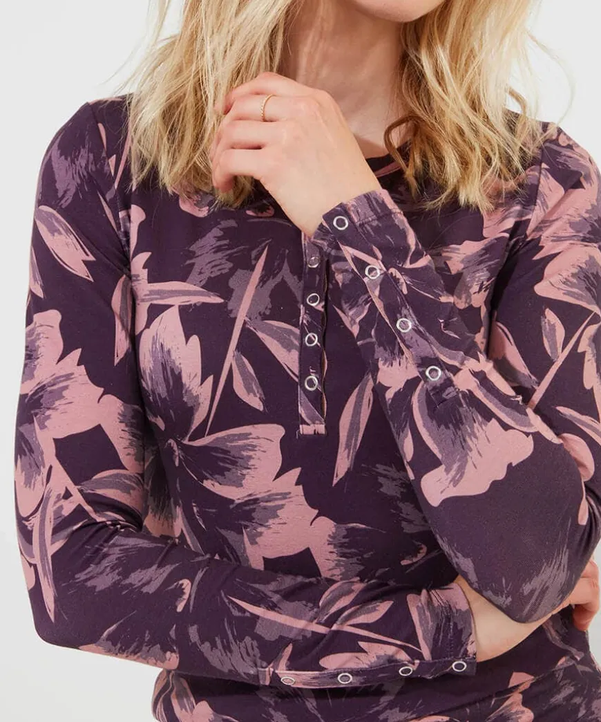 Sloe Joes Floral Henley