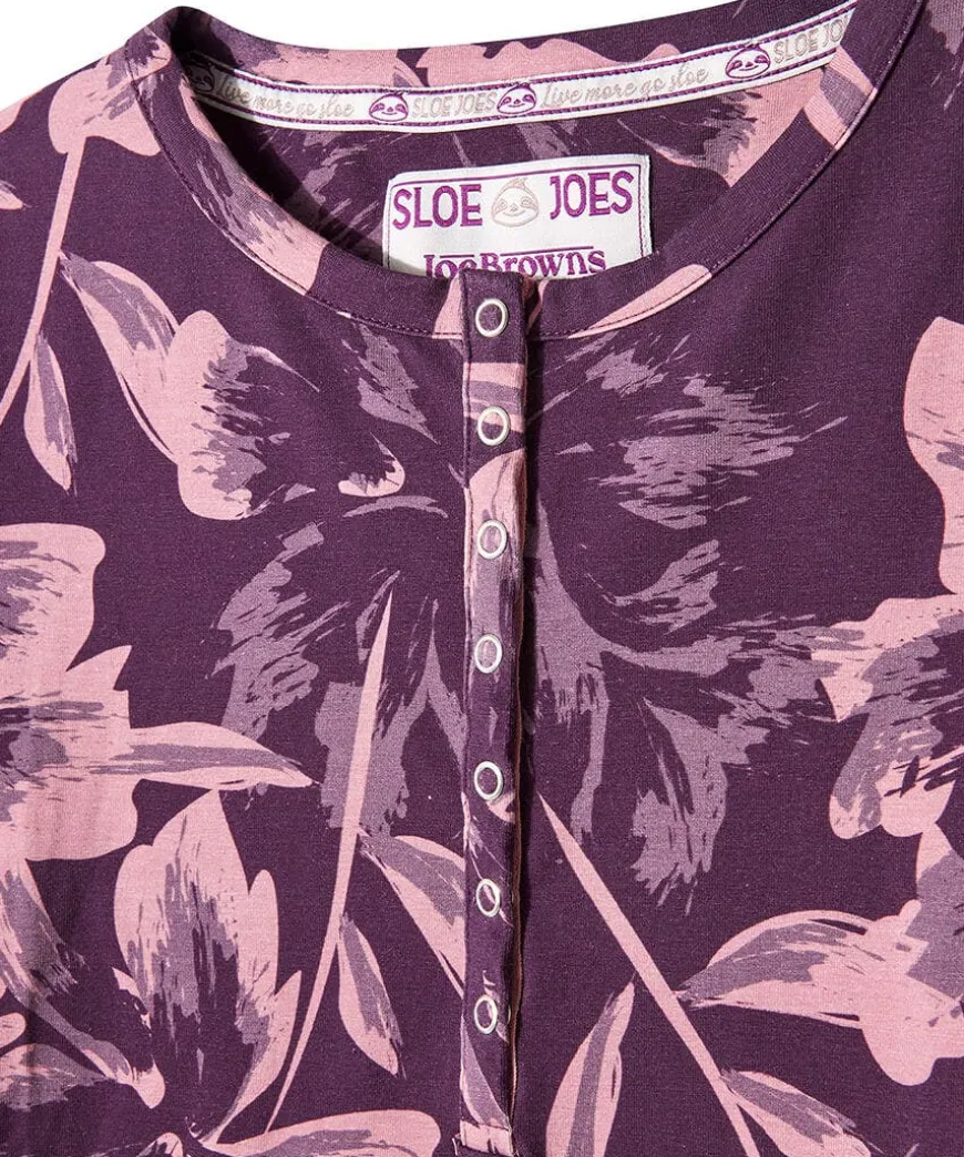 Sloe Joes Floral Henley