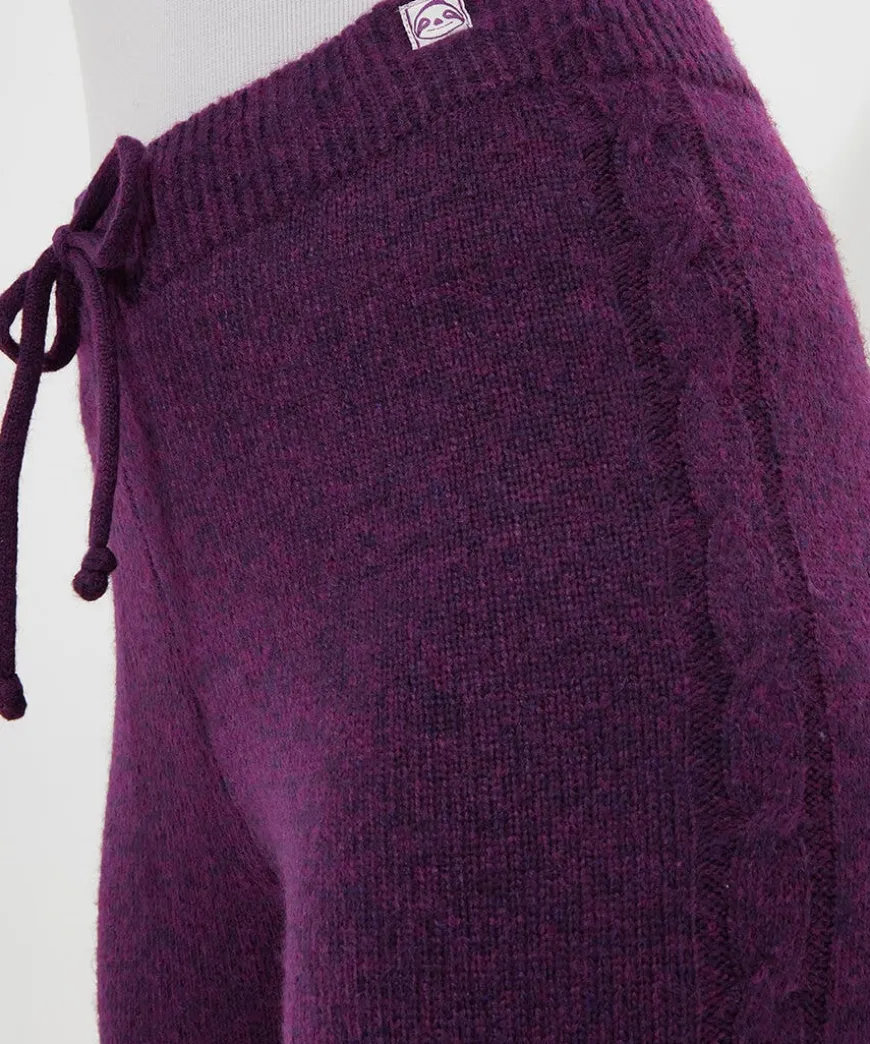 Sloe Joes Knitted Cable Joggers