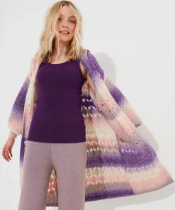 Sloe Joes Ombre Cosy Longline Cardigan
