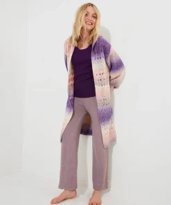 Sloe Joes Ombre Cosy Longline Cardigan