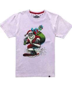 Snow Boarding Santa Tee