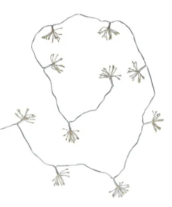 Sparkling Silver Starburst Fairy Lights