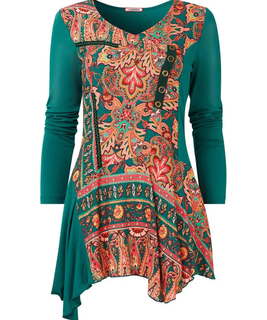 Statement Printed Jersey Tunic