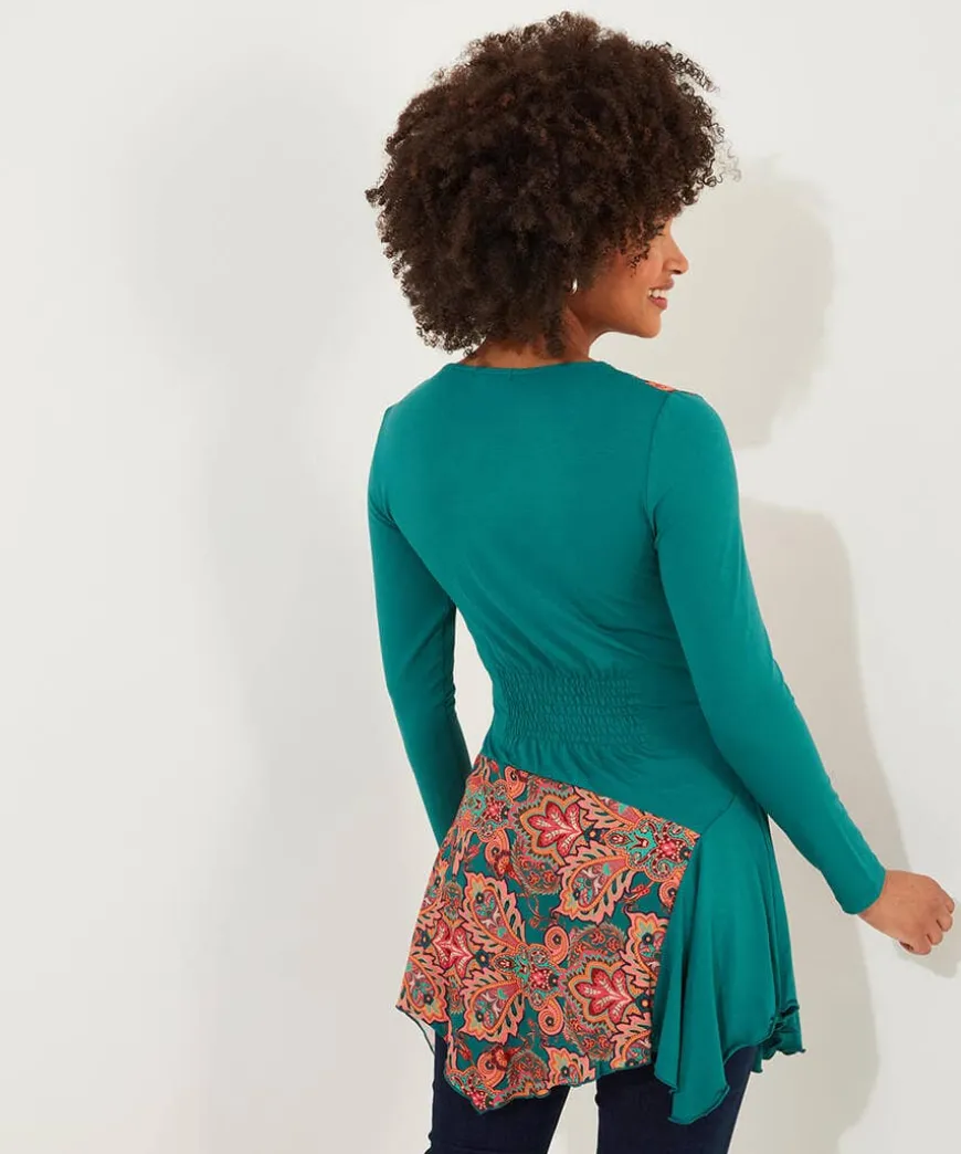Statement Printed Jersey Tunic