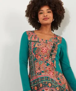 Statement Printed Jersey Tunic