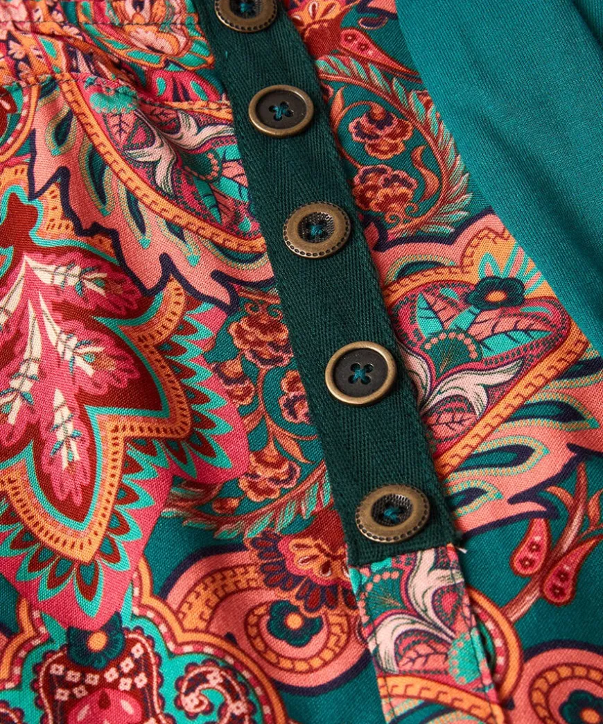Statement Printed Jersey Tunic