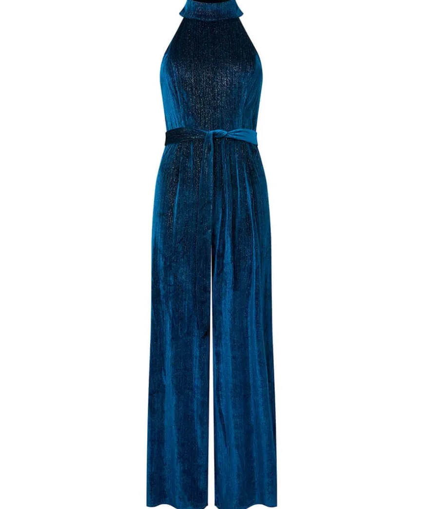Statement Velour Jumpsuit