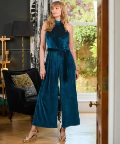 Statement Velour Jumpsuit