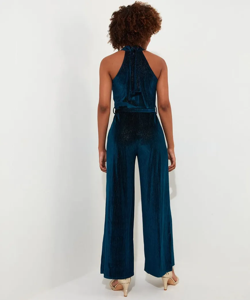 Statement Velour Jumpsuit
