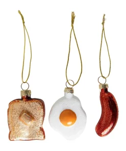 The Big Breakfast Set Christmas Ornaments