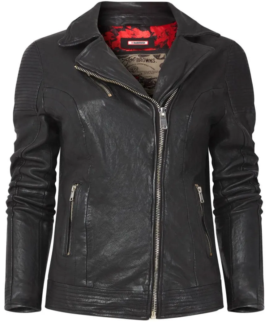 The Forever Black Leather Jacket